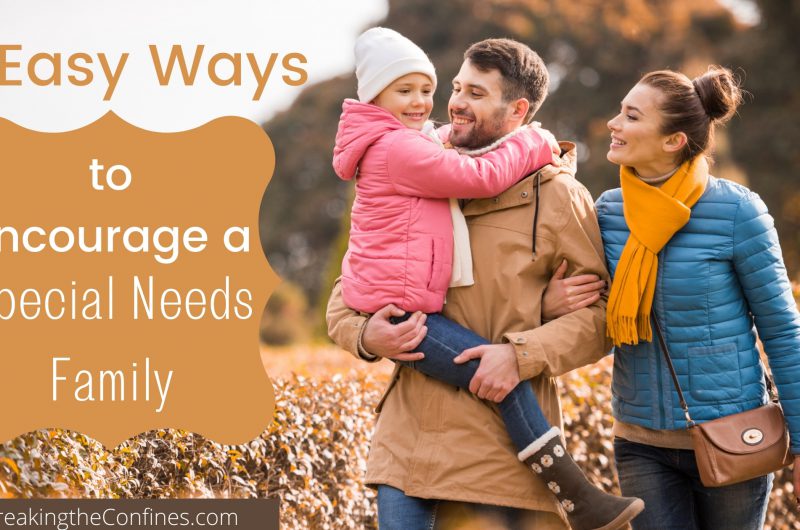 6 easy ways to encourage a special needs family